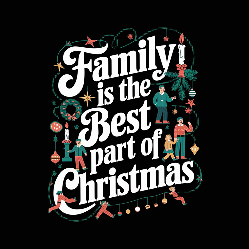 Family is the Best Part of Christmas T-Shirt