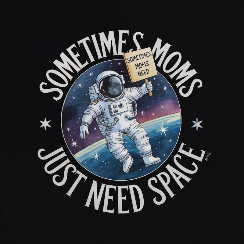 Sometimes Moms Need Space Astronaut T-Shirt