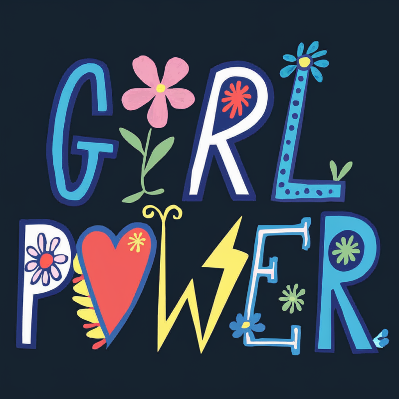 Graphic Floral Cotton Black T-Shirt Casual