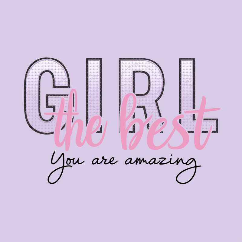 Inspirational Girl Graphic T-Shirt - You Are Amazing