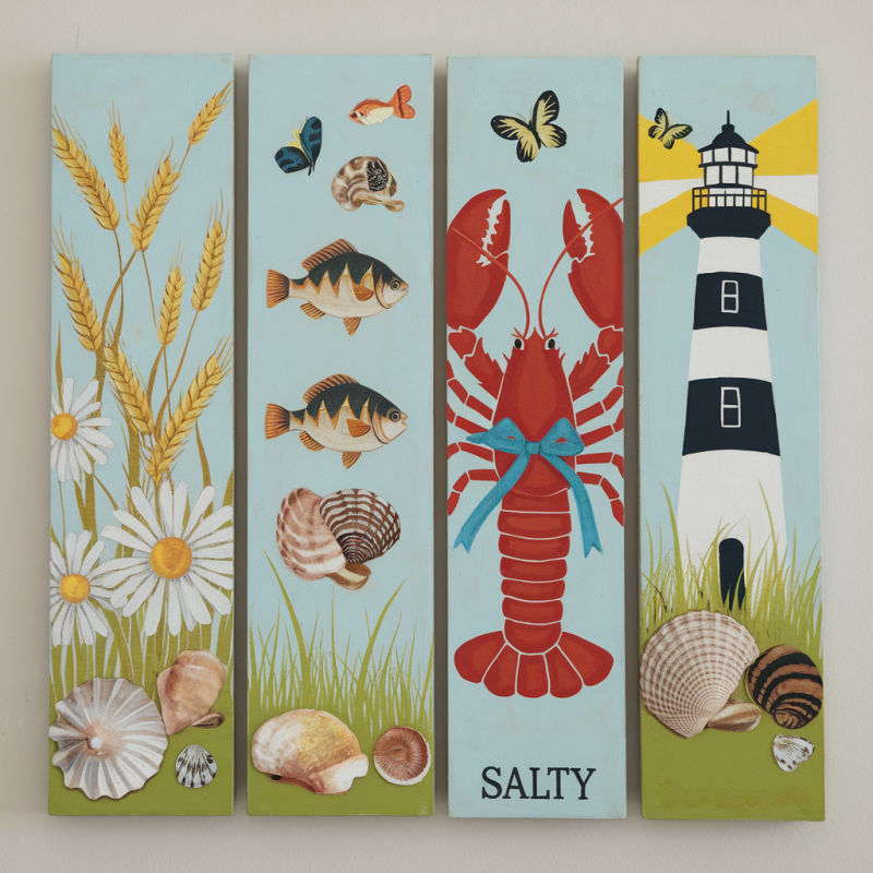 Salty Lobster Graphic T-Shirt