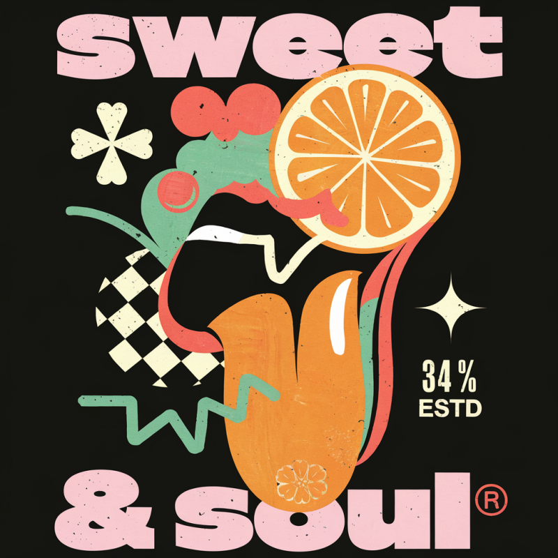 Sweet & Soul Graphic T-Shirt - Modern Casual Wear