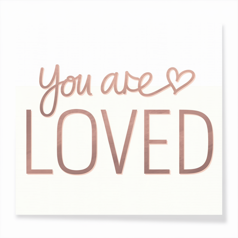 You Are Loved Inspirational Graphic T-Shirt