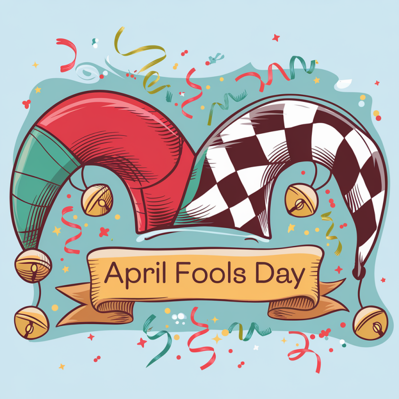 April Fools Day Jester Hat Graphic T-Shirt