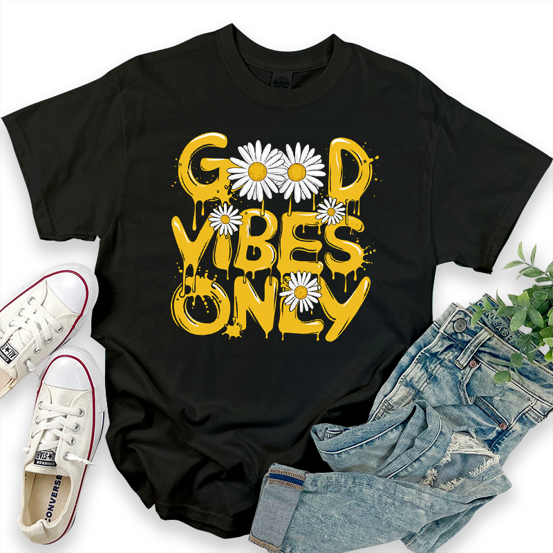 Good Vibes Only Daisy T-Shirt