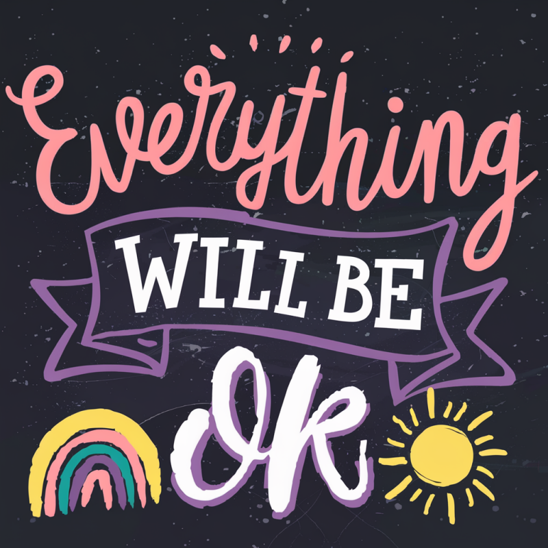 Everything Will Be OK Graphic T-Shirt