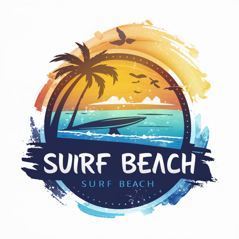 Surf Beach Graphic T-Shirt for Men