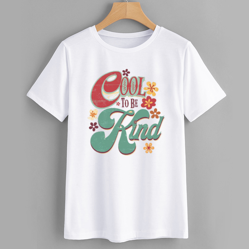 Retro Cool To Be Kind Graphic Cotton T-Shirt