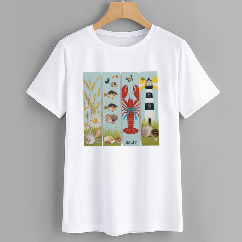 Salty Lobster Graphic T-Shirt