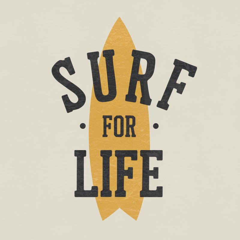 Surf for Life Graphic T-Shirt