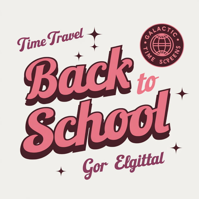 Galactic Time Travel Back to School T-Shirt