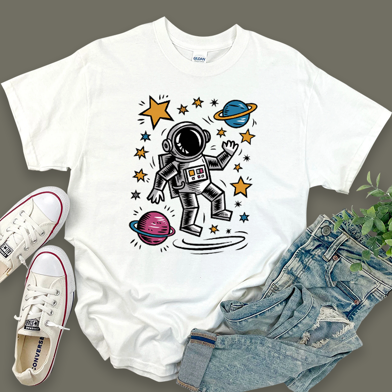 Astronaut Pattern Top