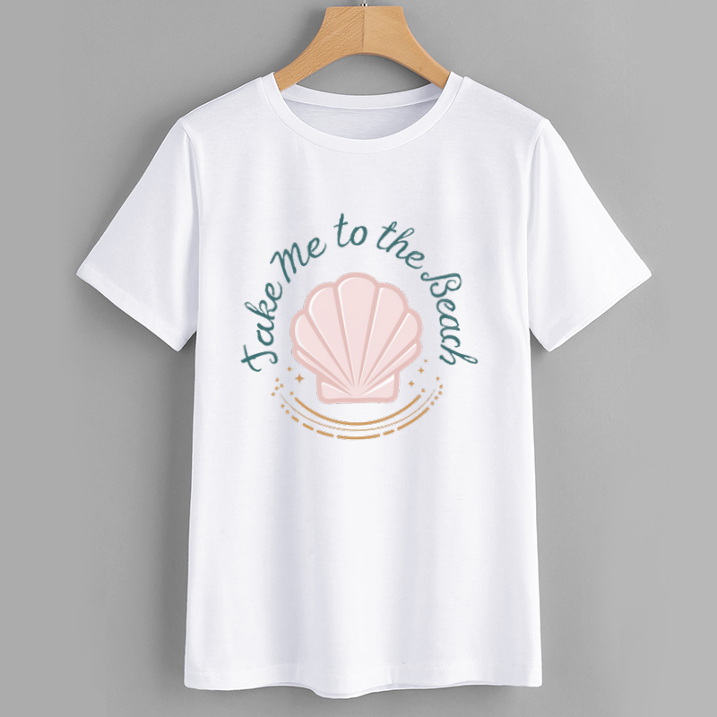 Take Me to the Beach Shell Graphic T-Shirt