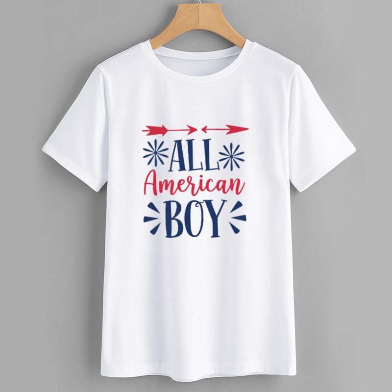Cotton White Casual Graphic T-Shirt