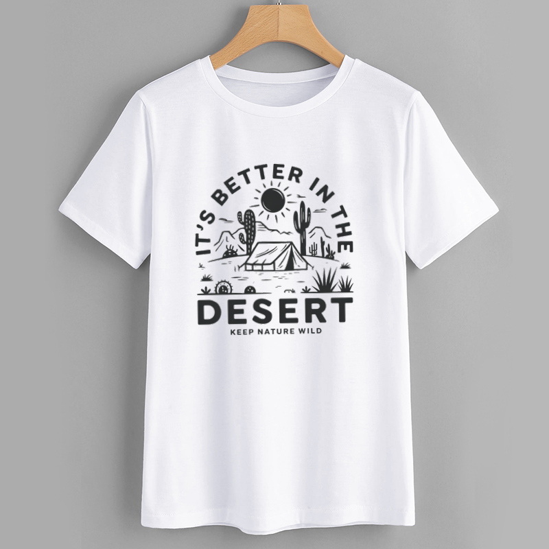 Desert Adventure Graphic T-Shirt - Keep Nature Wild