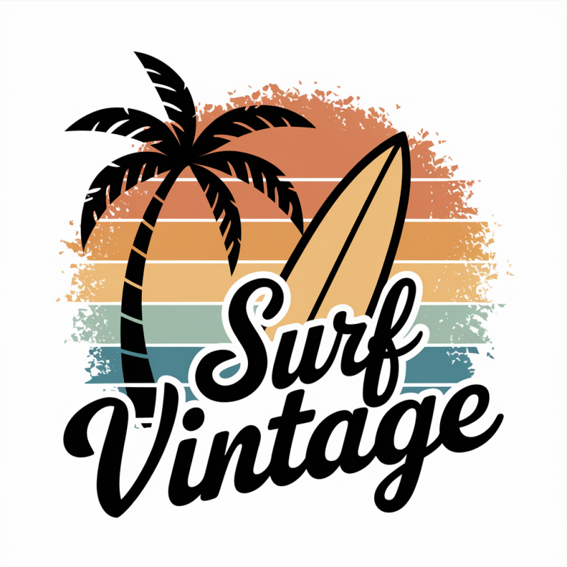 Vintage Surf Graphic T-Shirt