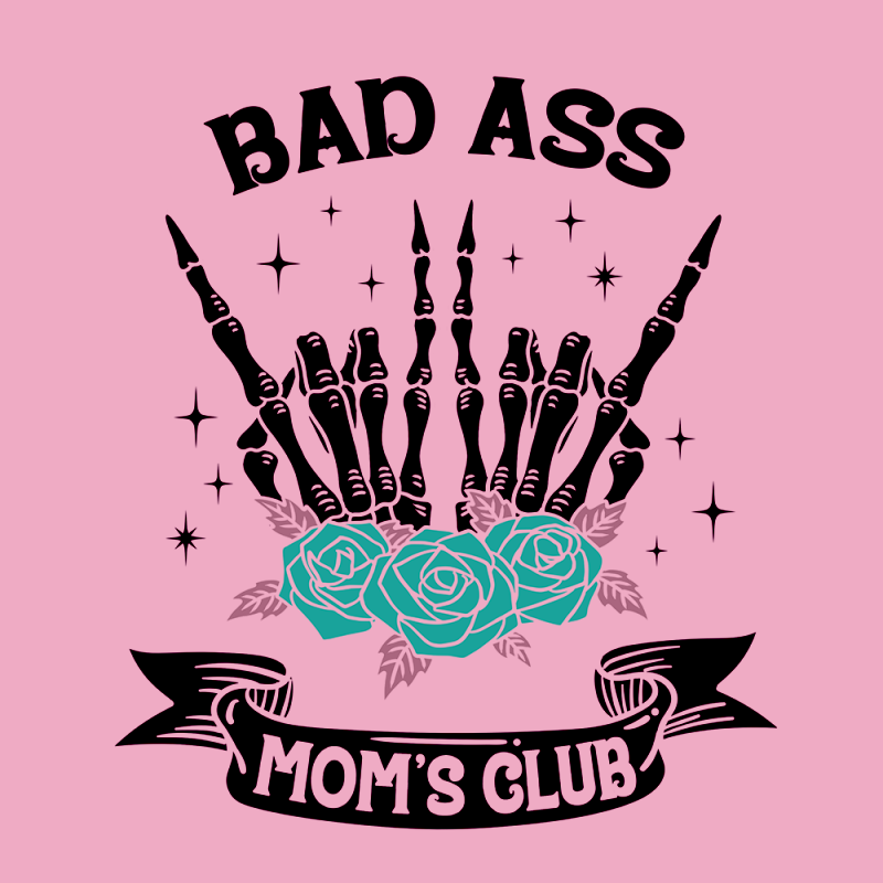 MAMA Pattern Top - MOM'S CLUB T-shirt