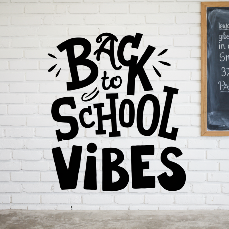 Back to School Vibes Graphic T-Shirt