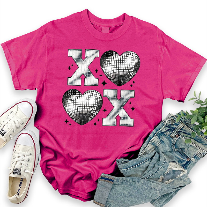 Valentine's Day 'XOXO' Graphic T-Shirt