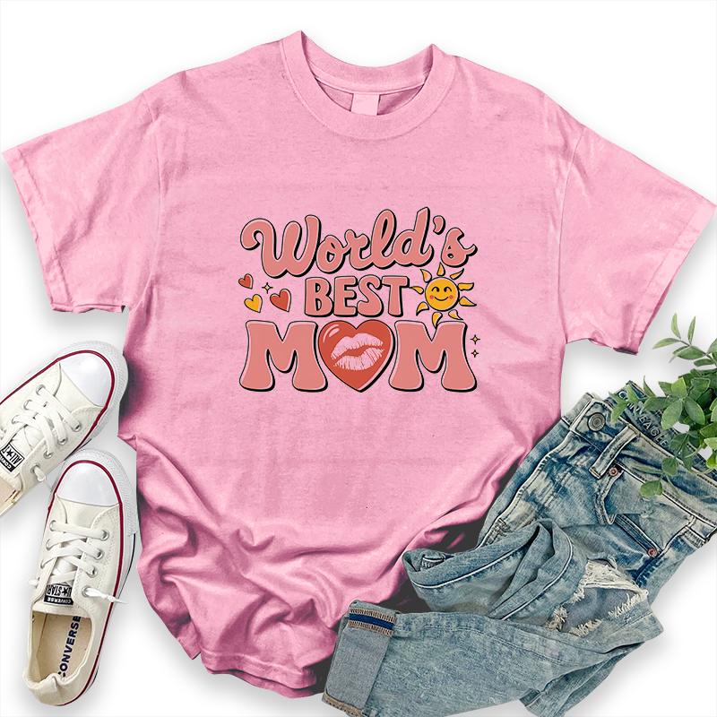 World's Best Mom Mother's Day Graphic T-Shirt