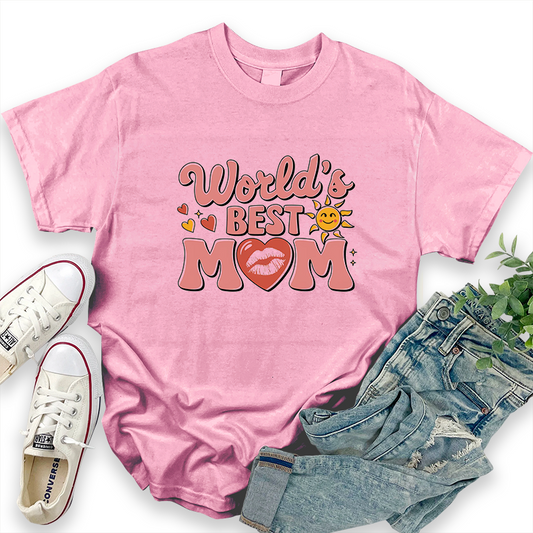 World's Best Mom Mother's Day Graphic T-Shirt
