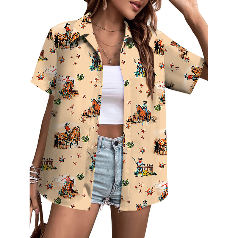 Western Cowgirl Casual Shirt