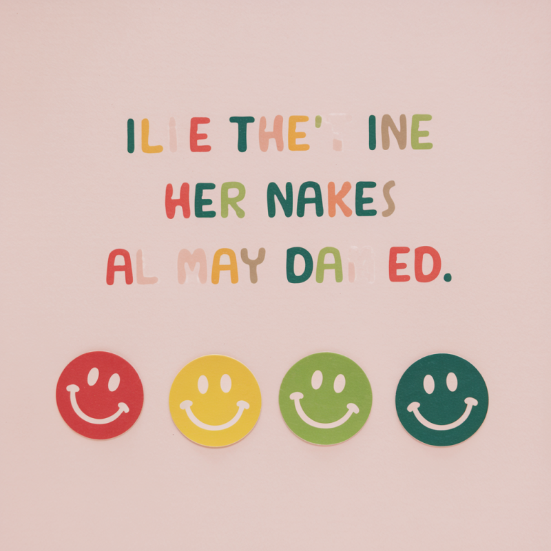 Bright Smile Graphic Cotton T-Shirt