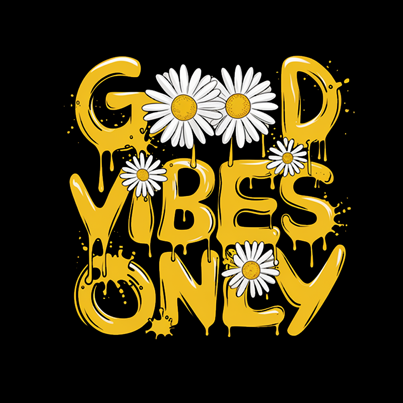 Good Vibes Only Daisy T-Shirt