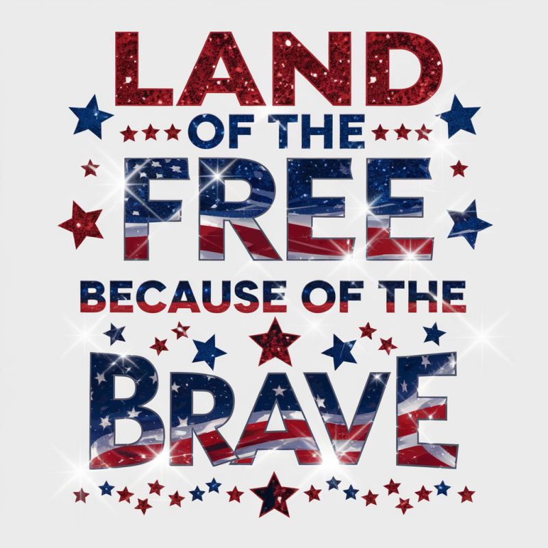 Patriotic Land of the Free T-Shirt