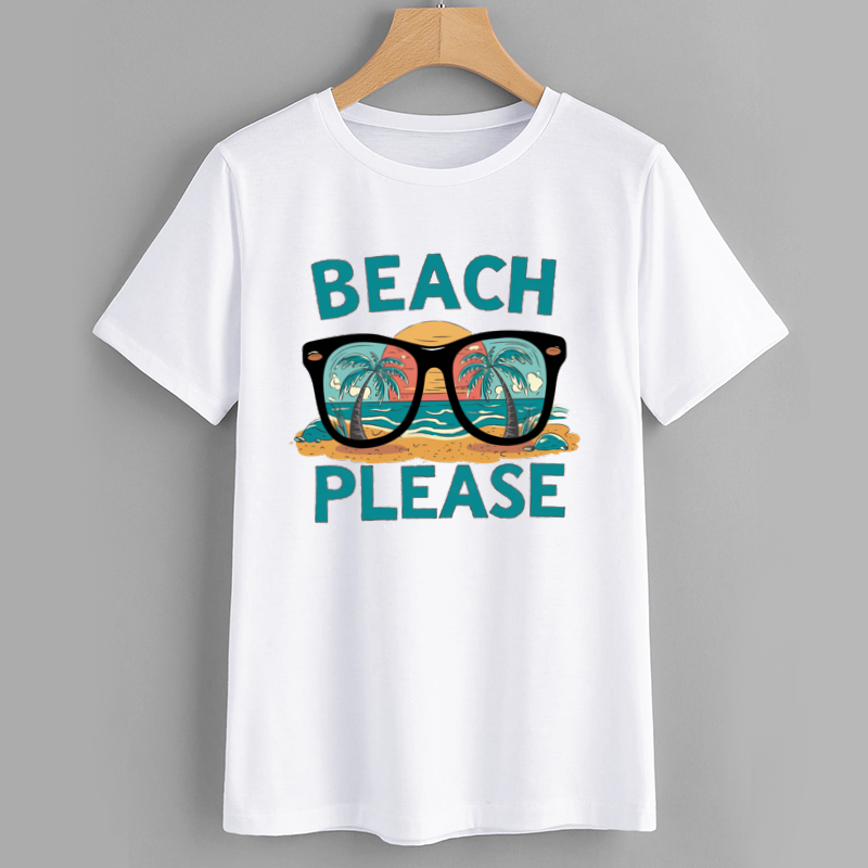 Summer Beach Please Graphic T-Shirt