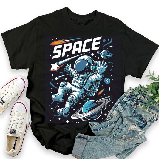 Space Pattern Top T-shirt
