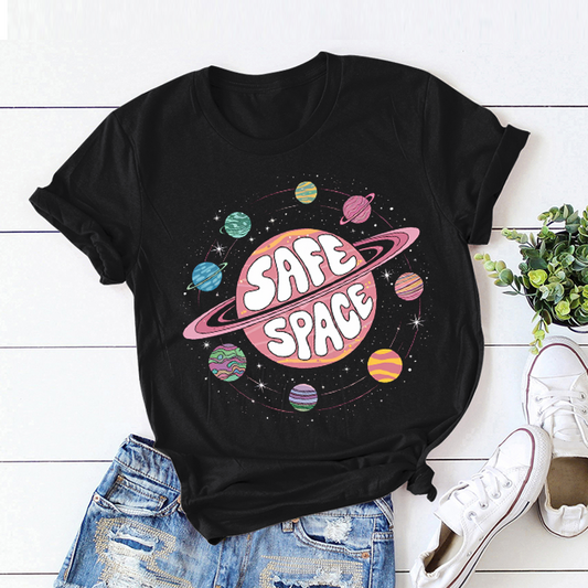 Space Pattern Top T-Shirt