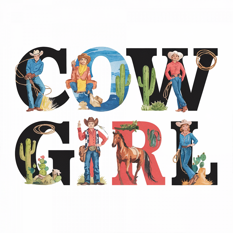 Western Cowgirl Graphic T-Shirt