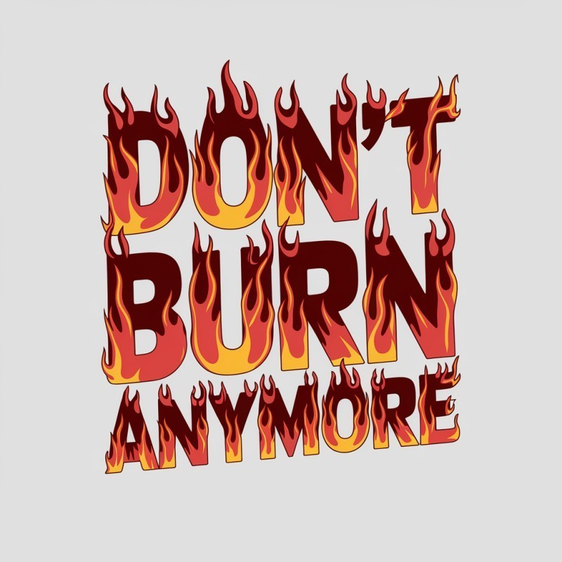 LA Fire Hot Spot Graphic "DON'T BURN ANYMORE" T-shirt