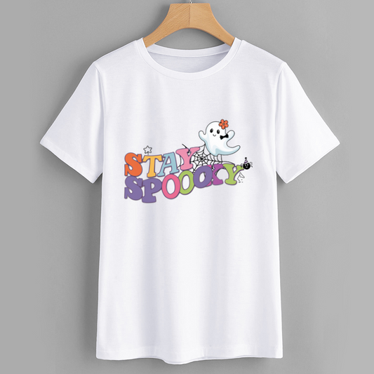Stay Spoooky Ghost Graphic T-shirt