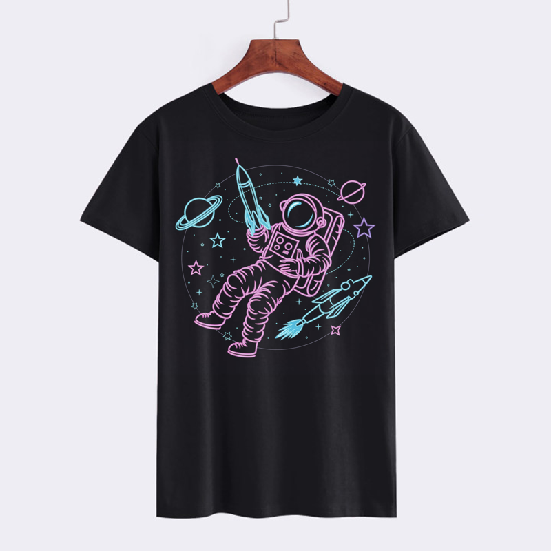 Astronaut Graphic Tee - Space Adventure Shirt