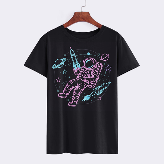 Astronaut Graphic Tee - Space Adventure Shirt