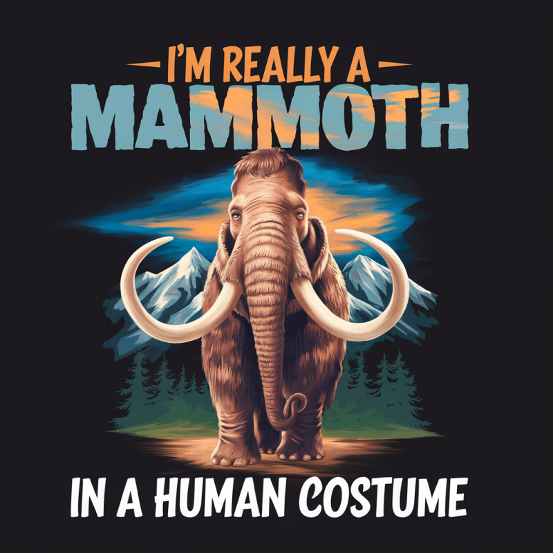 Mammoth Graphic T-Shirt for Animal Lovers
