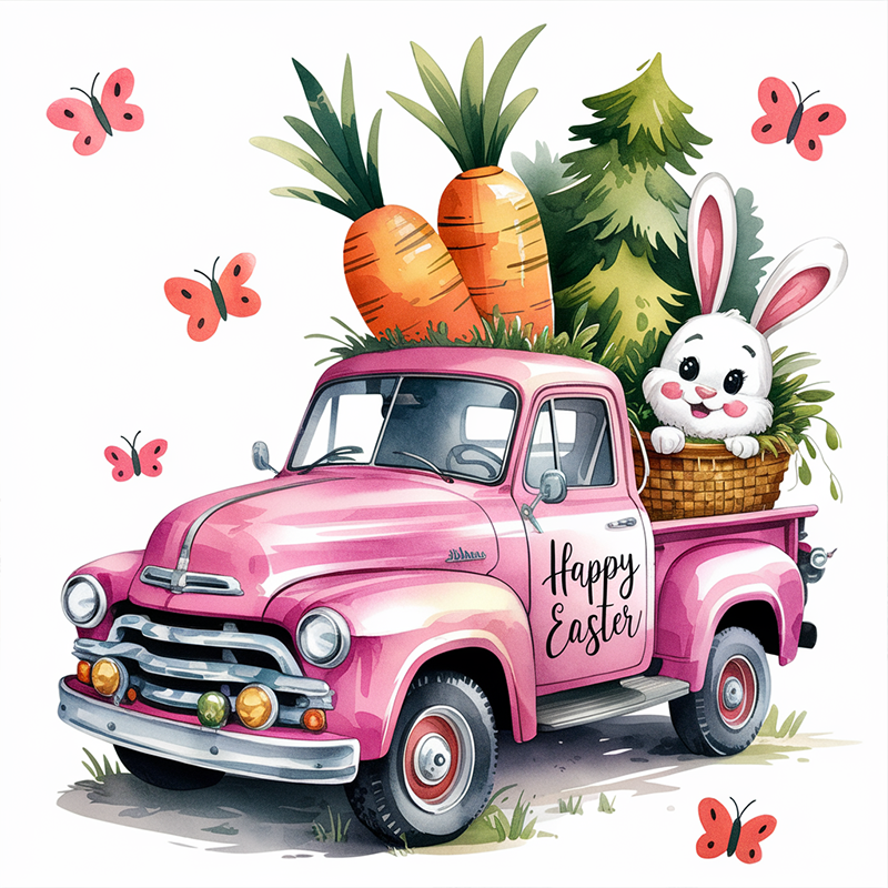 Easter Bunny Pattern T-Shirt