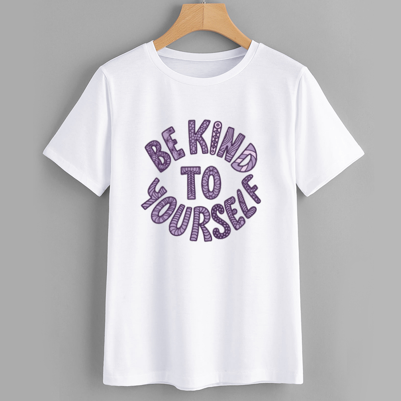 Be Kind to Yourself Graphic Tee - Motivational T-Shirt for Positive Vibes