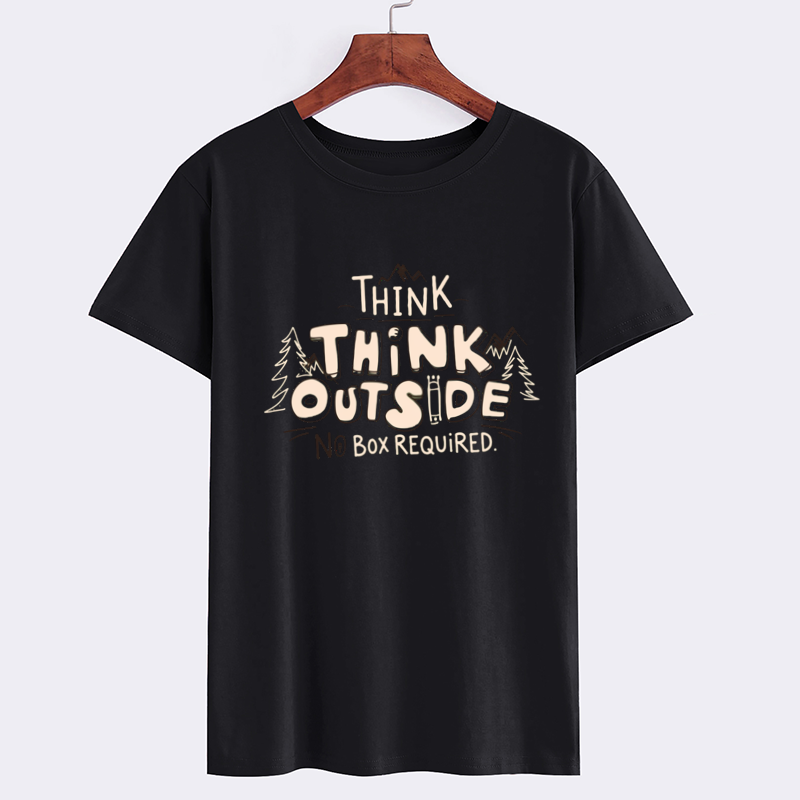 Think Outside Graphic T-Shirt - No Box Required