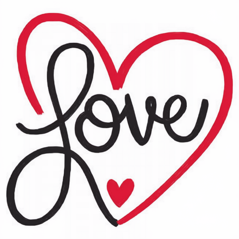 Valentine's Day 'Love' T-Shirt