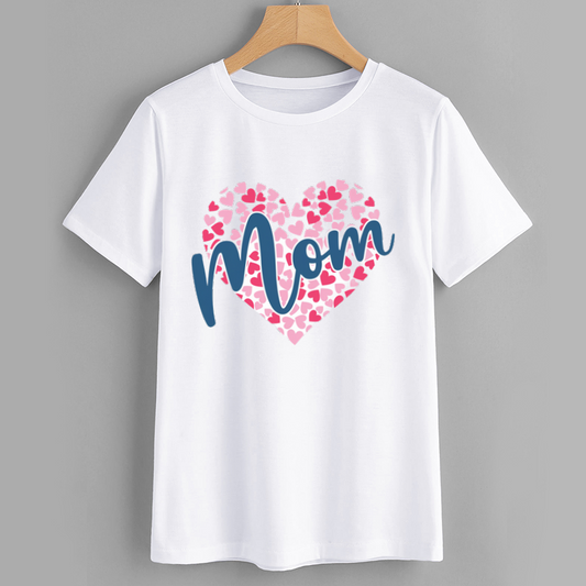 Heart Mom Graphic T-Shirt