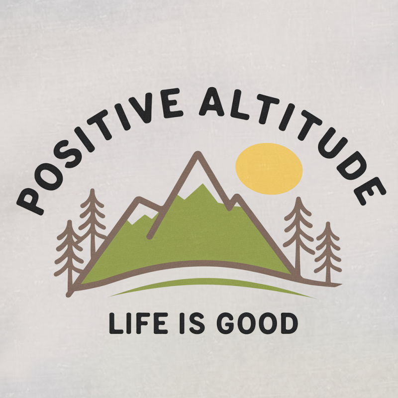 Life is Good Cotton Graphic T-Shirt