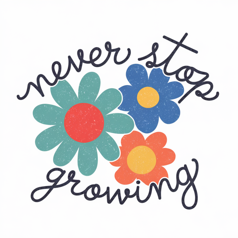 Cotton Motivational Graphic T-Shirt