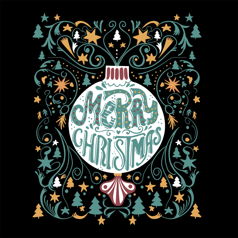 Christmas Pattern Top