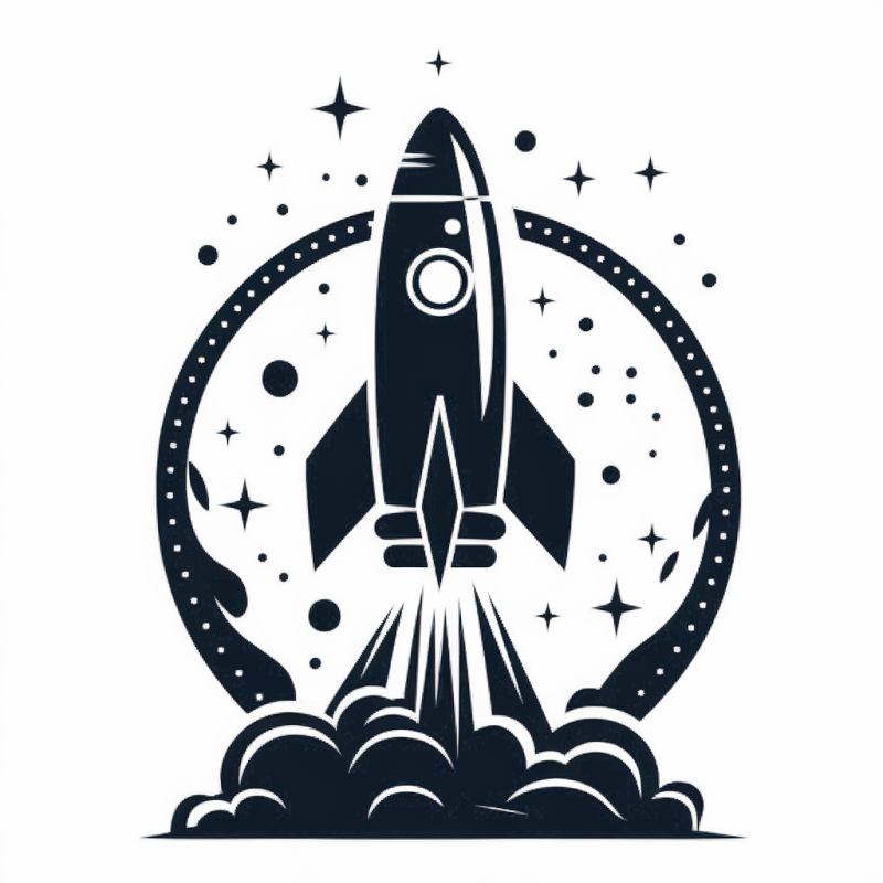 Rocket Launch Graphic T-Shirt