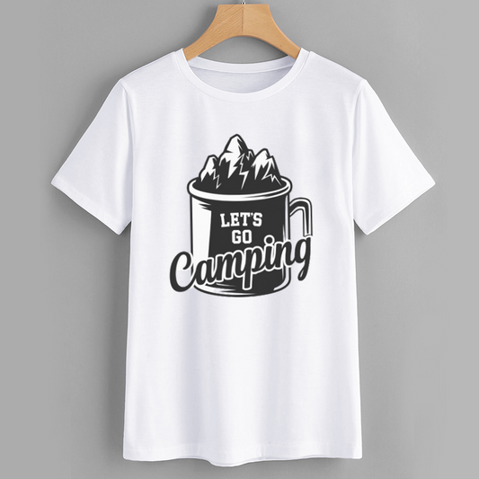 Let's Go Camping Graphic T-Shirt