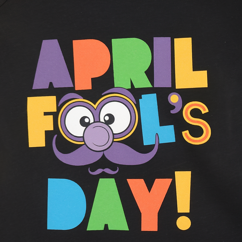 Colorful April Fool's Day Graphic Tee