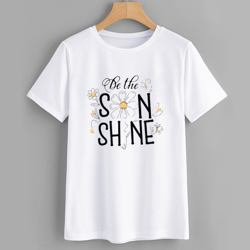 Sunshine Daisy Graphic Cotton T-Shirt